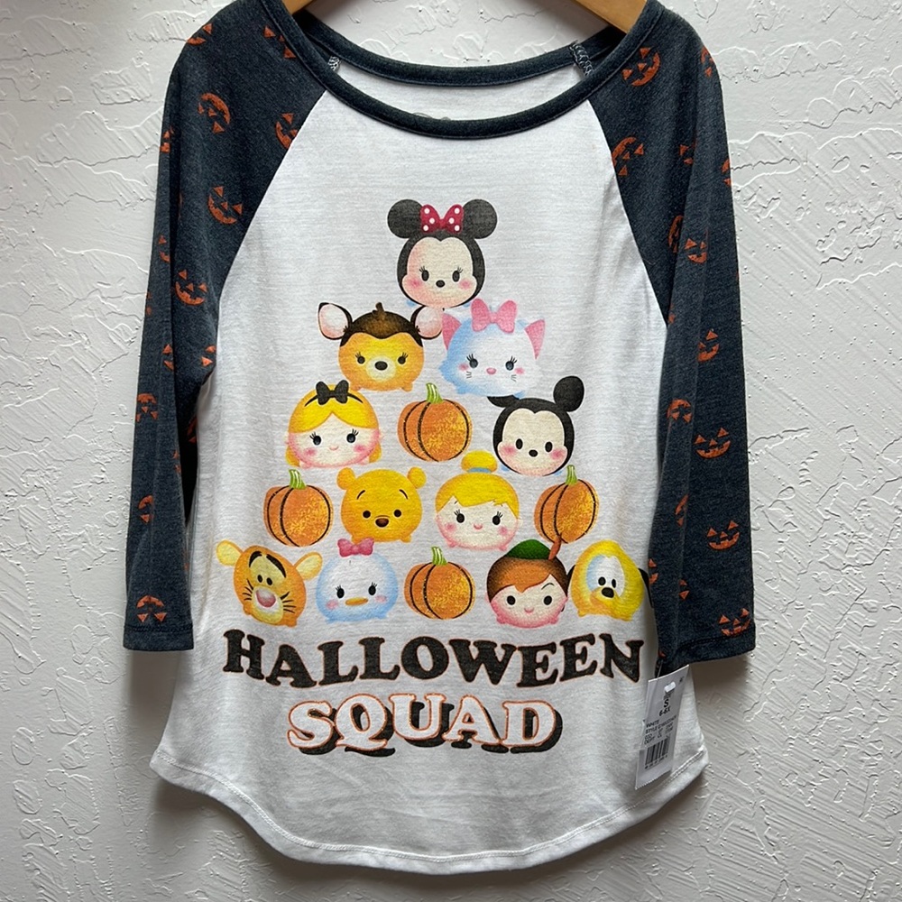 DISNEY NWT HALLOWEEN SQUAD Shirt SIZE 6-6X